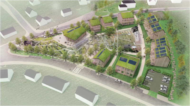 Conception d'eco quartiers permaculture