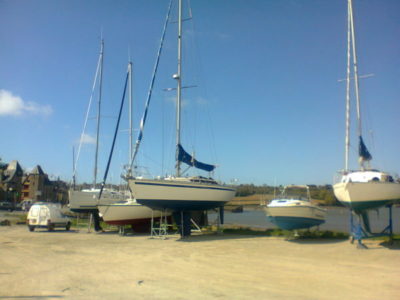 Photo0675 Le voilier Hérisson en carénage